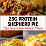 Golden-topped Shepherd Pot Pie with mashed potatoes, rich ground beef filling, and Shepards Pie Seasoning.